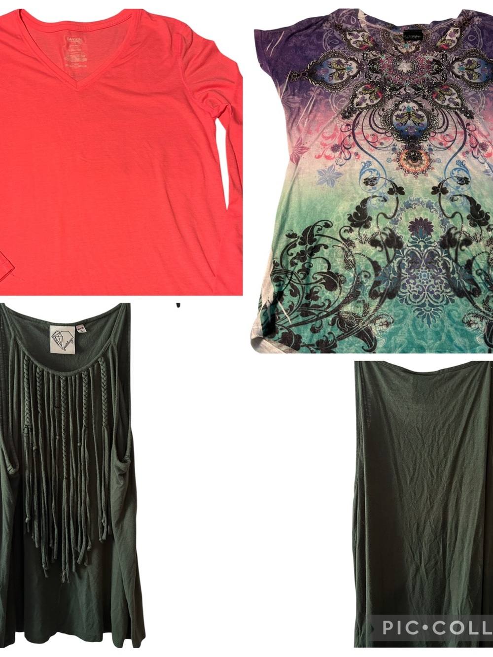 Bundle of ladies large shirts